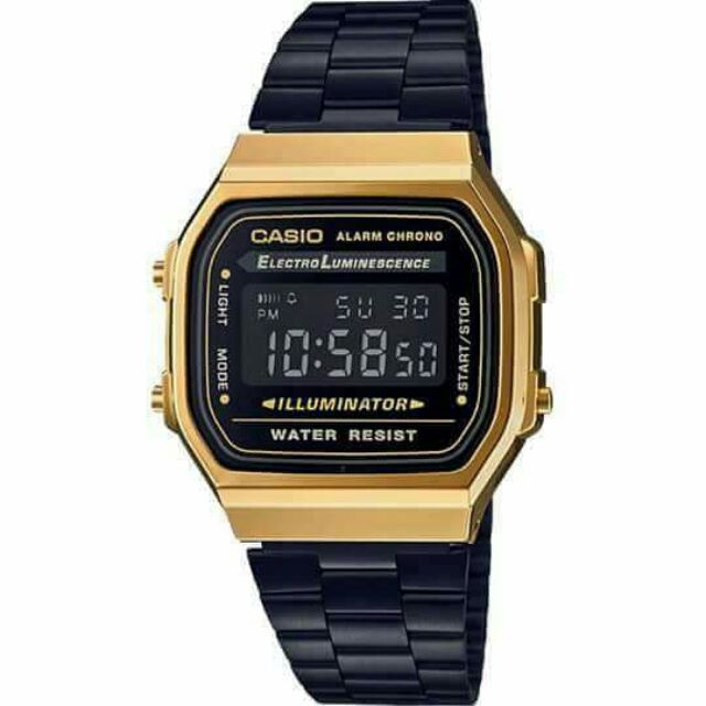 gold black casio