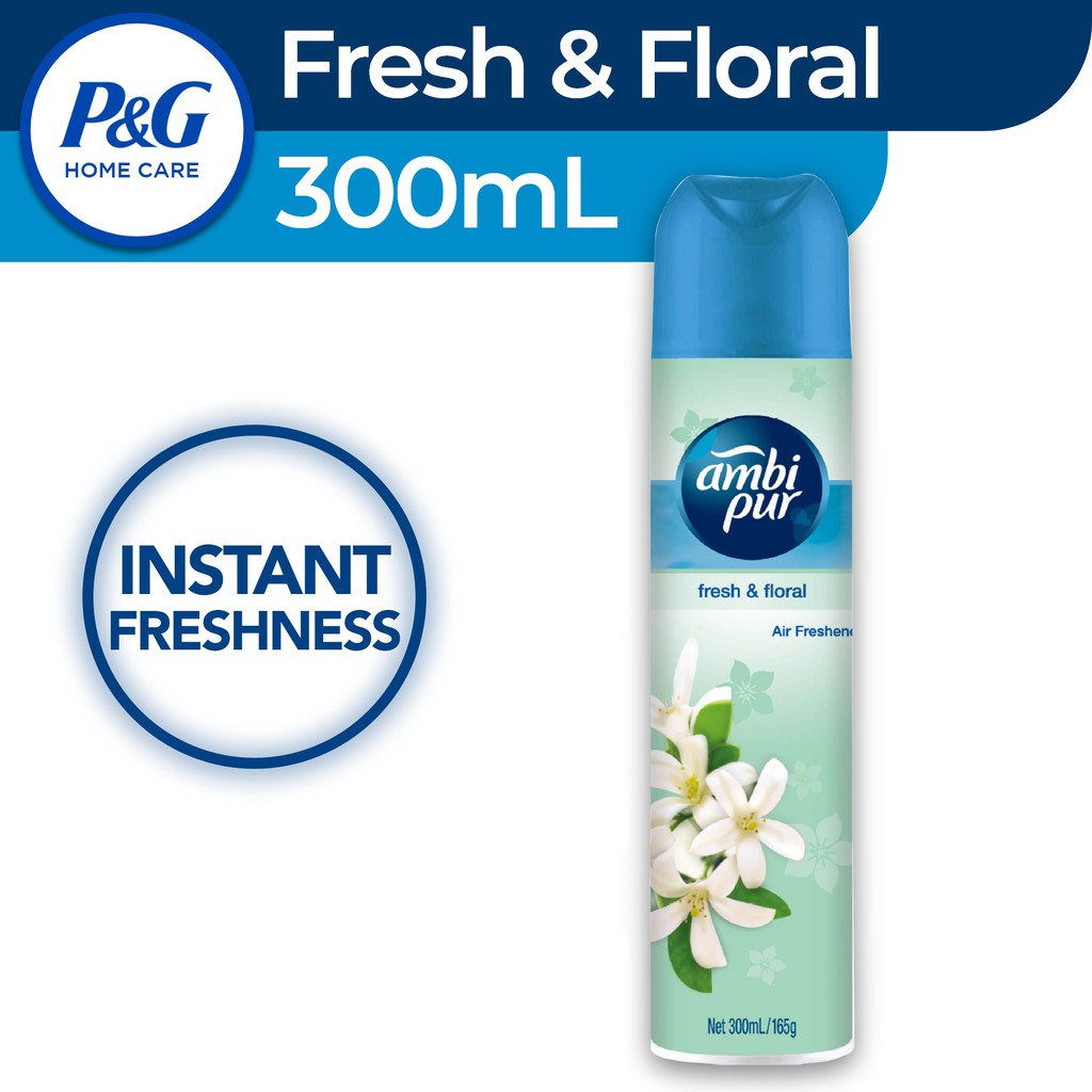 Ambi Pur Air Freshener Aerosol Fresh & Floral 300mL (Air Freshener