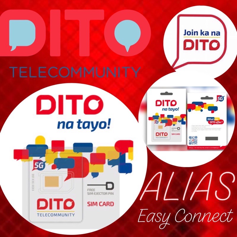 DITO SIM Card Special Number Easy To Memorize Number With Load Php199 ...