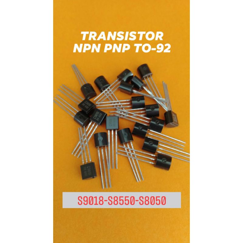 TRANSISTOR NPN PNP TO-92 S9018/S8550/S8050/,PER PIECE | Shopee Philippines