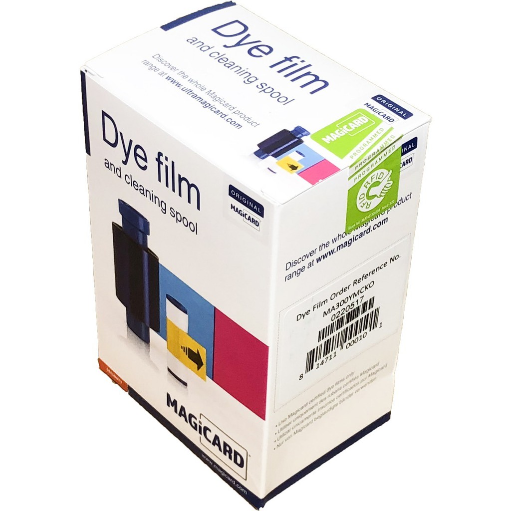 magicard dye film ma300ymcko