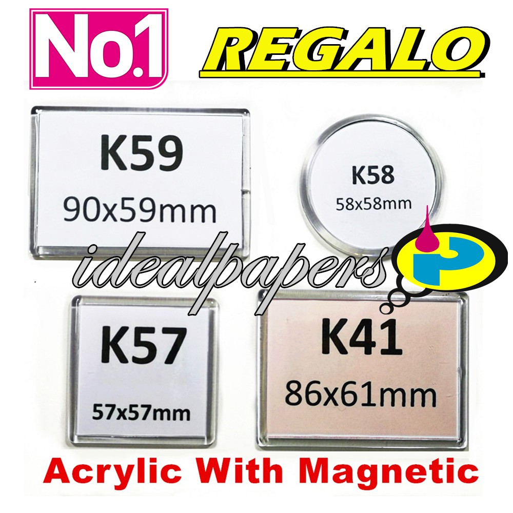 Acrylic Ref Souvenirs and Giveaways Rectangular size square