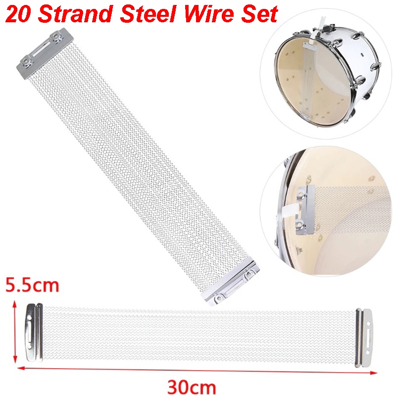 20 Strand Steel Wire Set for 14 Inch Snare Drum Percussion Instruments ...