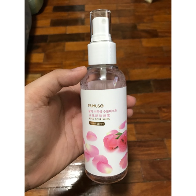 Mumuso Rose Nourishing Facial Spray Shopee Philippines