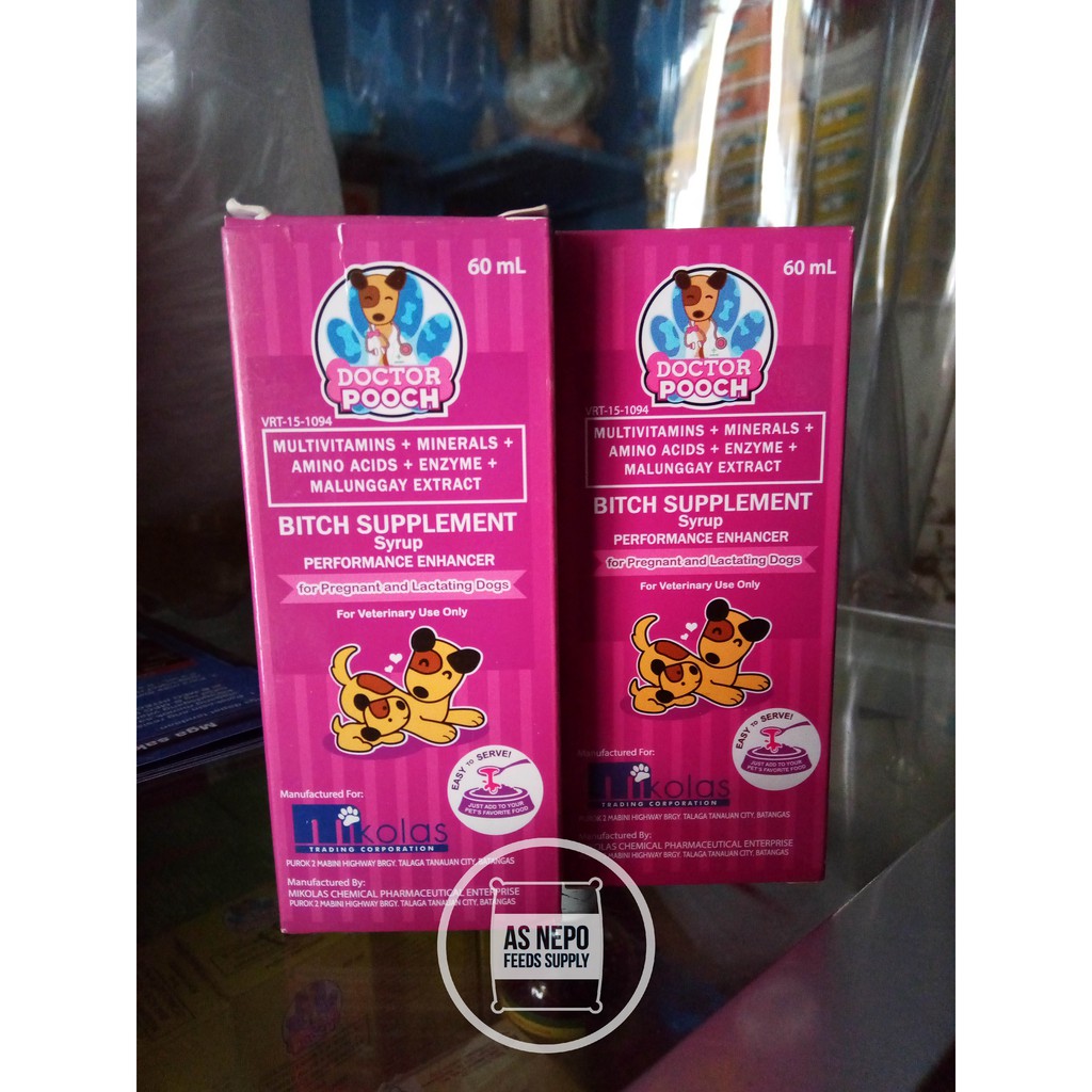 Bitch Supplement Syrup for Pregnant and Lactating Dogs (60 mL) Shopee
