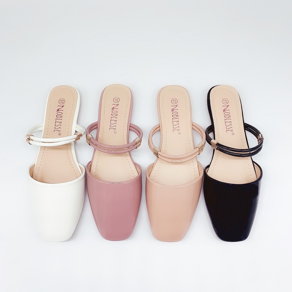 Korean Closed Toe Flat Sandals  Shopee  Philippines