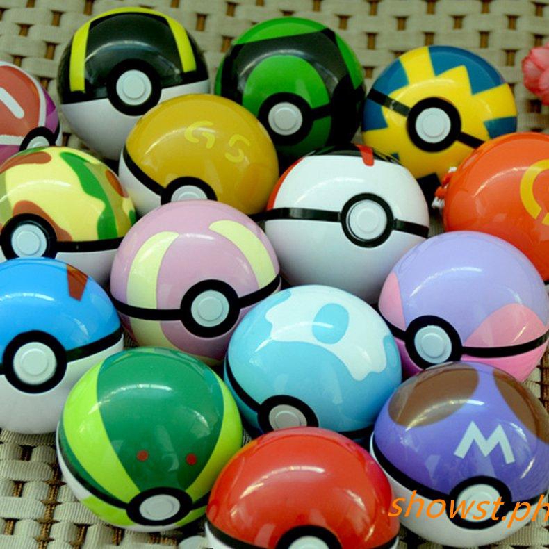 Toy -Pokemon Throw Pop PokeBall Cosplay Pop-up Elf Go Fighting Poke ...