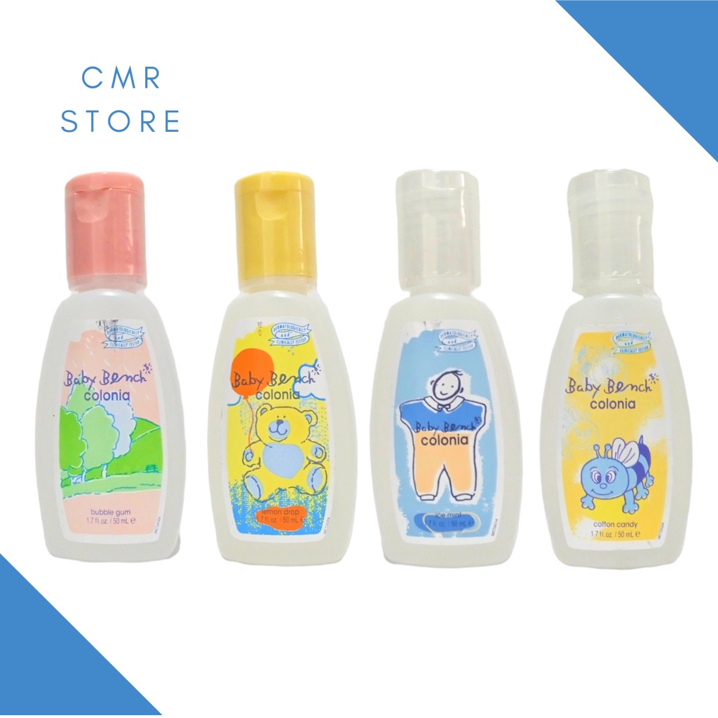 Bench Cologne 50ml (Bubble Gum , Cotton Candy, Ice Mint, Lemon Drop