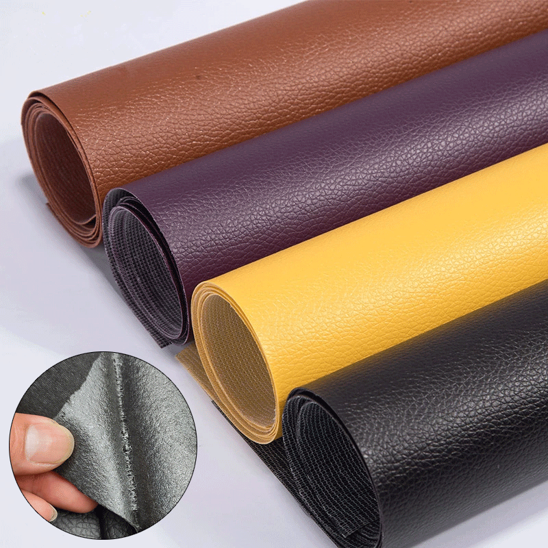 138*100cm Self Adhesive Leather Multi Size Multicolor Patch Stickon No