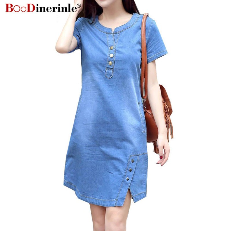 womens denim summer dress