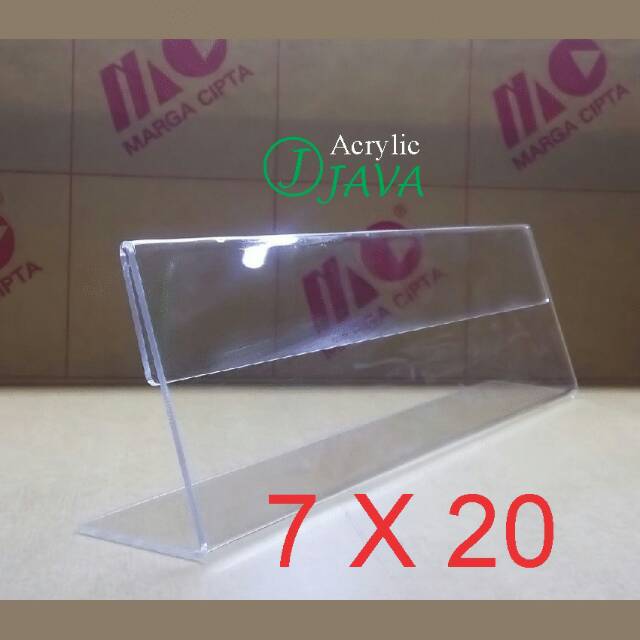Name Desk / Acrylic Name Plate / Acrylic Table Name Board (7x20) 1 Side
