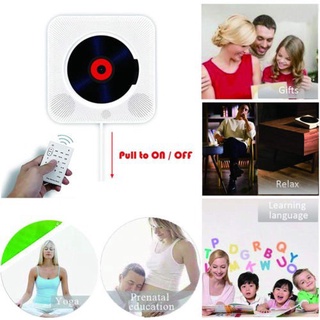 【Boutique Department Store】【Ready Stock】MP3-CD Player Wall Mounted Home FM Radio Built-in Dual