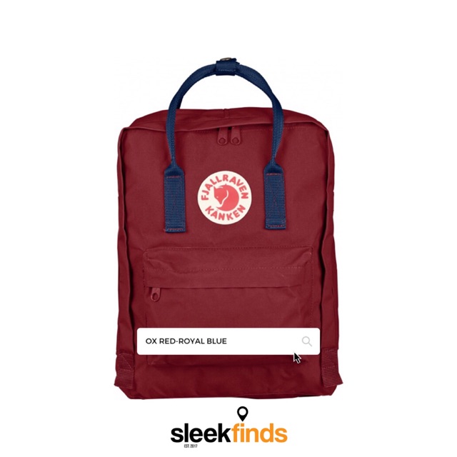 fjallraven kanken ox red backpack