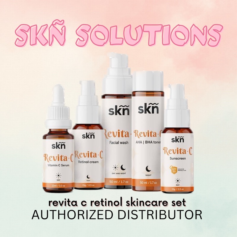 SKN RevitaC with Retinol + AHA + BHA + Vitamin C Shopee Philippines