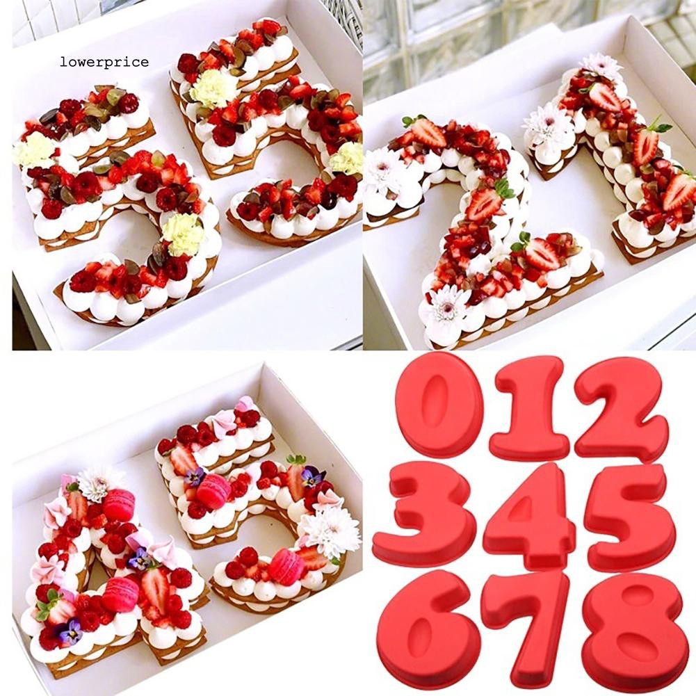 Large Silicone Number DIY Cake Mould 