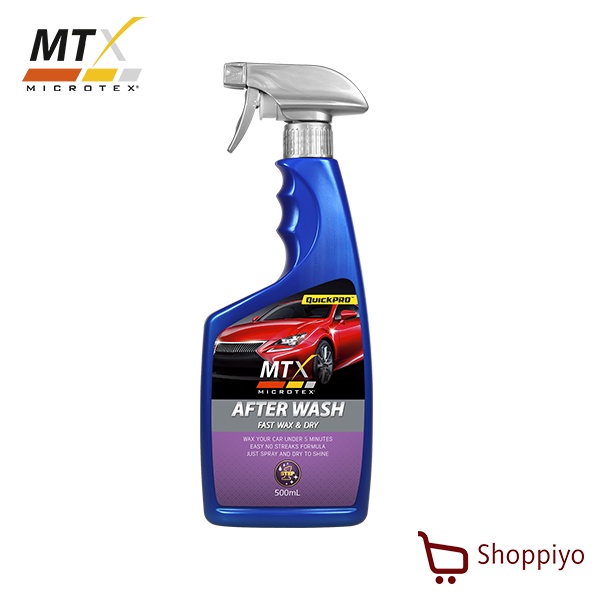Microtex MTX Car Care Carnauba Car Wax After Wash 500ml Shopee