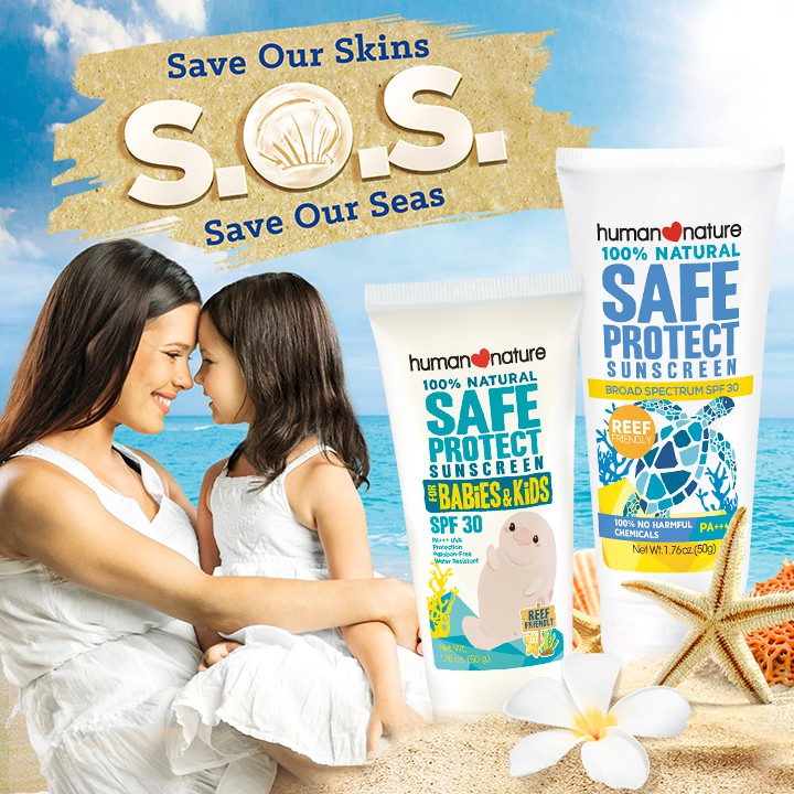 human nature sunscreen for face