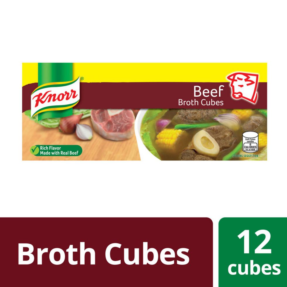 Knorr Beef Broth Cubes 120g (12 Cubes x 10g Each) Shopee Philippines