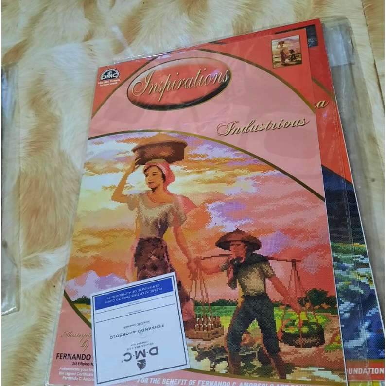 amorsolo industrious original cross stitch pattern Shopee Philippines