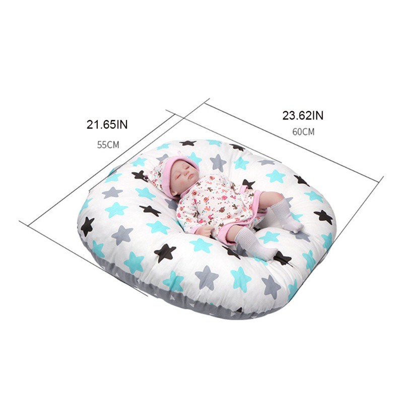 haha Baby Bed Nest Newborn Lounger Basket Portable Cot Crib