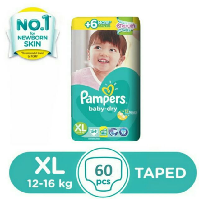 pampers xl tape