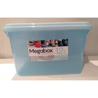Megabox 12L Storage Box  MG-637( Clear & Light Blue ) #6