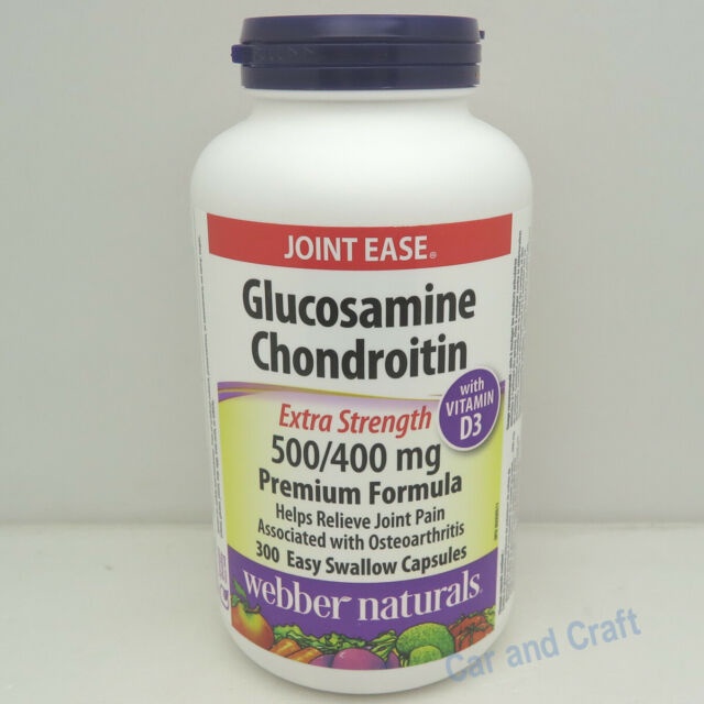 WEBBER NATURAL GLOCOSAMINE CHONDROITIN 500/400 MG 300 capsules Shopee
