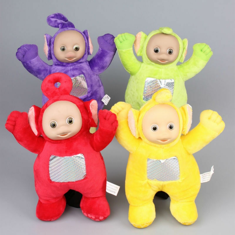 4Pcs/Set 27cm Teletubbies Plush Soft Toys Po Laa Laa Tinky Winky Dipsy ...