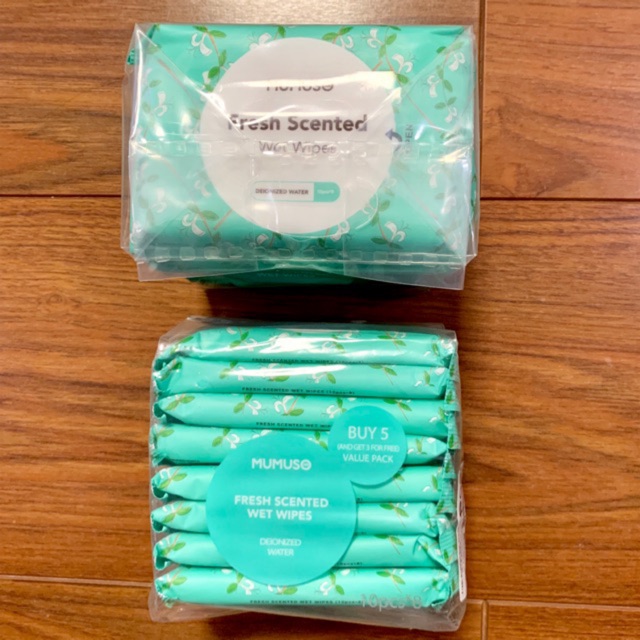 scented wet wipes