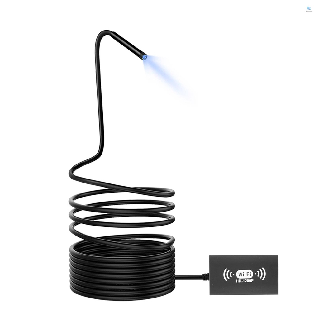 8mm Wireless Endoscope Camera IP68 Waterproof WiFi Inspection 2.0MP HD