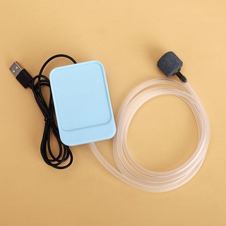 【Pety Pet】Double Tube Double Stone Ultra-quiet Oxygen  Aquarium fish tank air pump portable filter energy saving material air pump aquarium USB mini oxygen air pump Outdoor Fishing Supplies #8