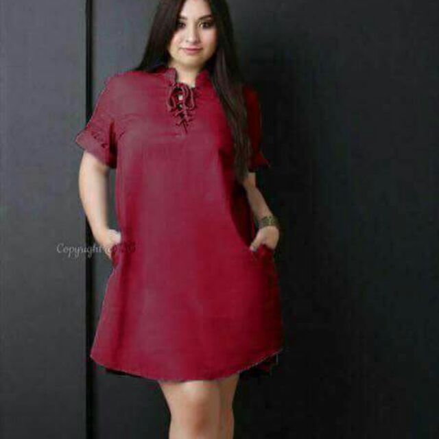 PLUS SIZE POLO DRESS | Shopee Philippines