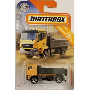 matchbox man tgs dump truck
