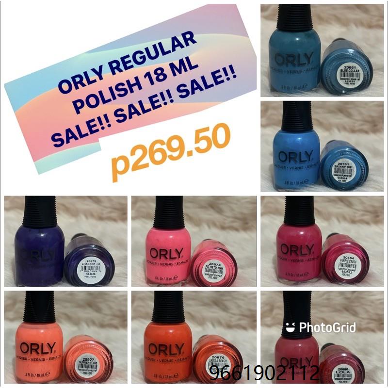 ORLY REGULAR NAIL POLISH - SALE!! SALE!! SALE!! | Shopee Philippines