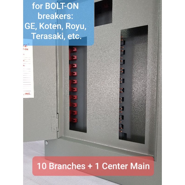 Bolt On Panel Board 10 Branches 2 Pole 1 Phase America Center Breaker