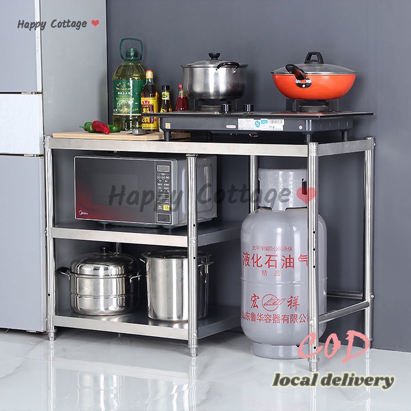 Fast Delivery Gas Stove Rack Heavy Duty Kitchen Rack Gas Rack Kitchen Stainless Steel Bench Rack