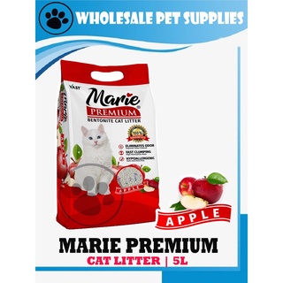 MARIE Premium Cat Sand - APPLE 5L