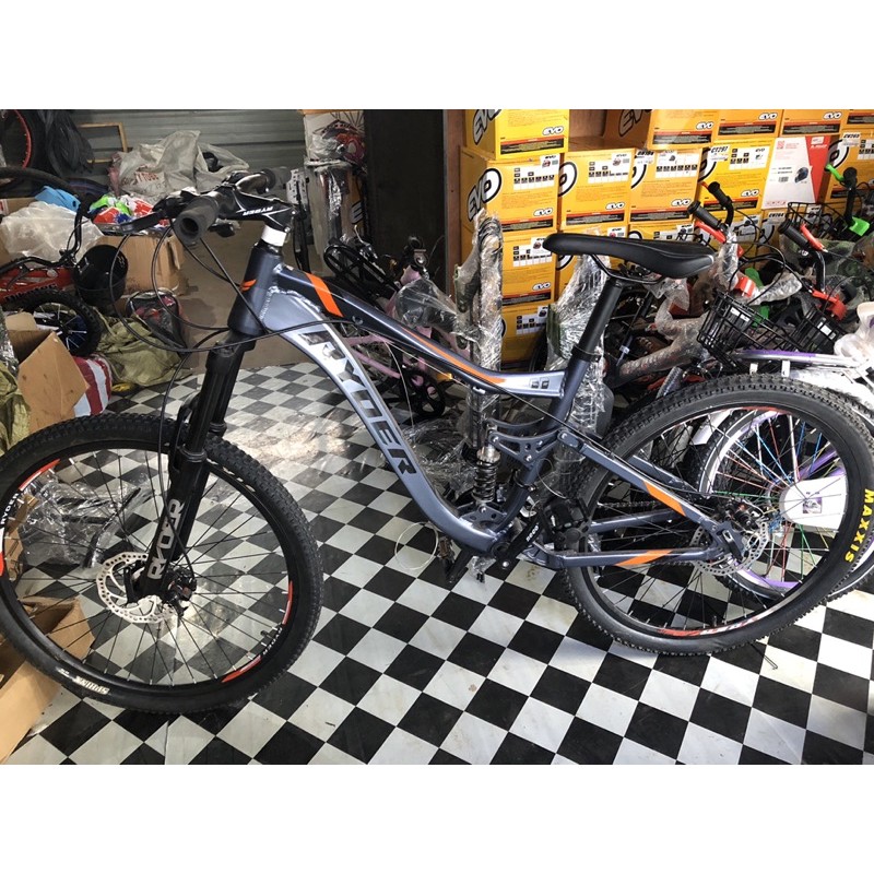 ryder mountain bike full suspension