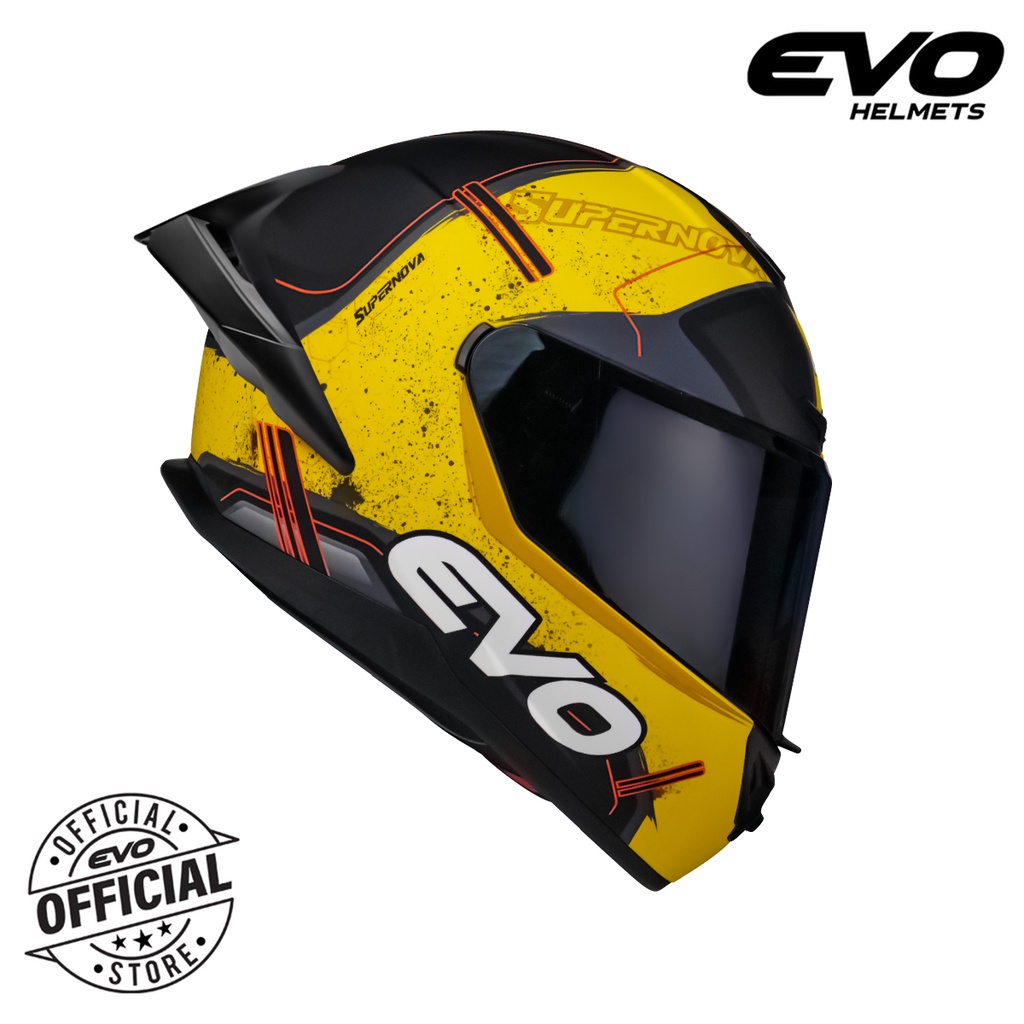 Evo Xr Supernova Full Face Single Visor Helmet Shopee Philippines