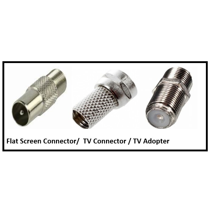 Cable Connector for Flat Screen TV / TV Connector / TV Adapter (per pc