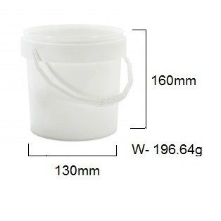Ospa Hdpe White Food Grade Plastic Bucket With Lid 2 Liters Shopee Philippines