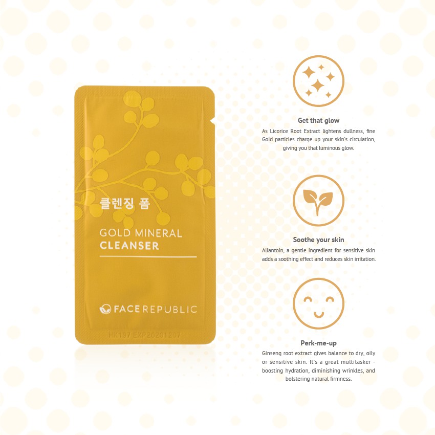 face republic gold mineral cleanser price