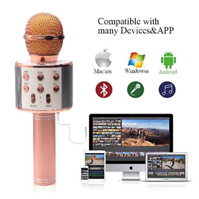 TY858 Wireless Portable Handheld Bluetooth Microphone Shopee Philippines