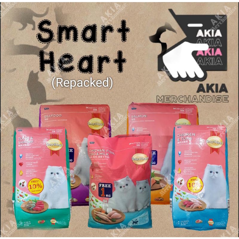 SMART HEART Cat Food Kitten / Adult (1kg) Shopee Philippines