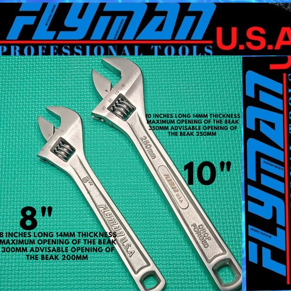 Adjustable Wrench 8"/ 10" Yabe Adjustable Spanner Katala Original