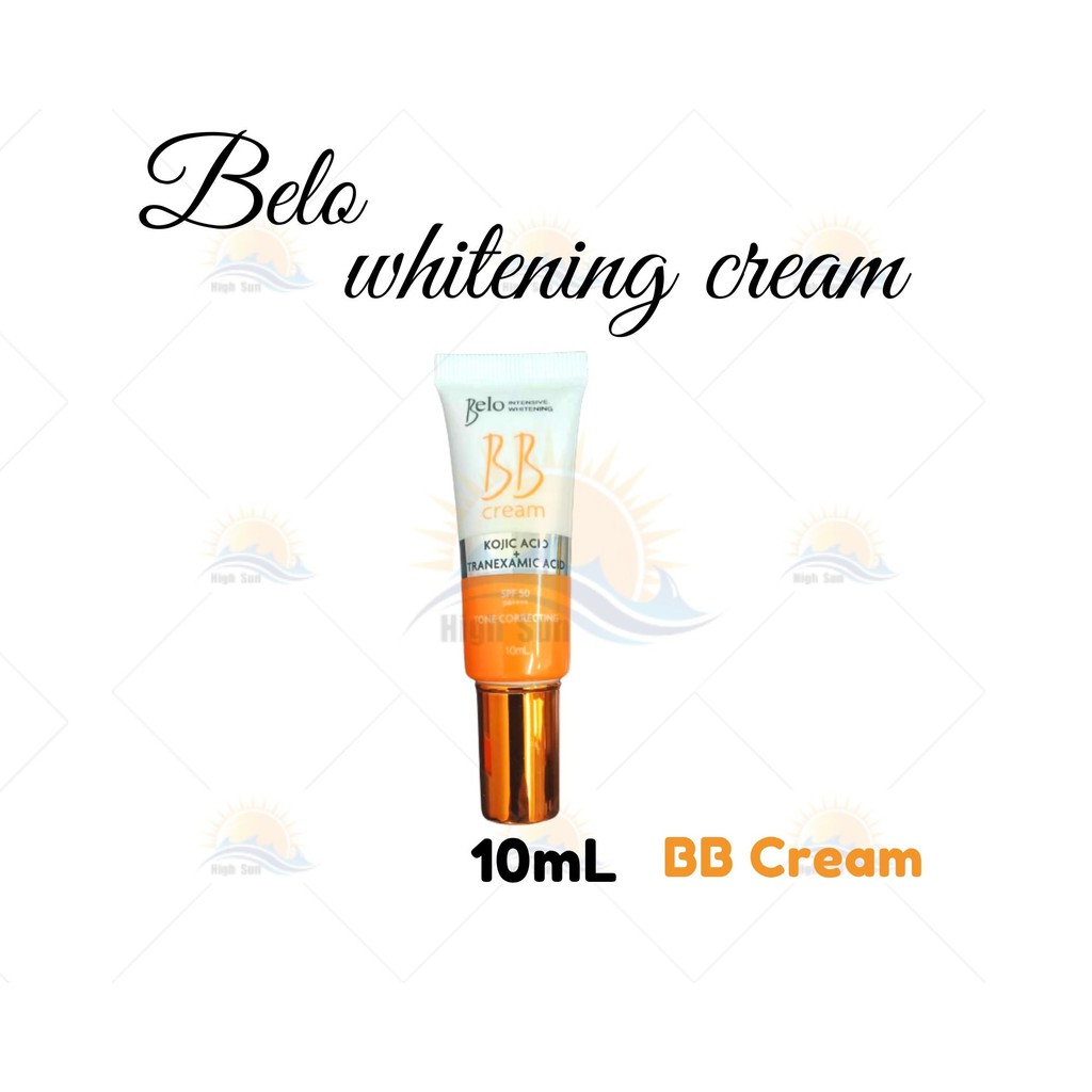 BELO Intesive Sun Expert Tinted suncreen 10ML / BELO Whitening Cream BB