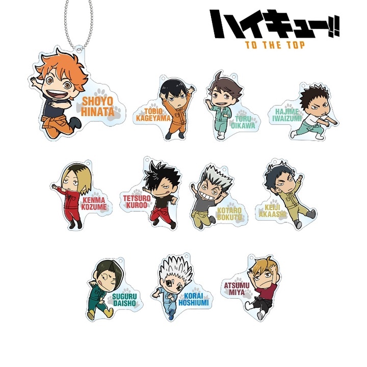 Haikyuu Acrylic Keychain Tobu Zoo Haikyu Keychain Shopee Philippines