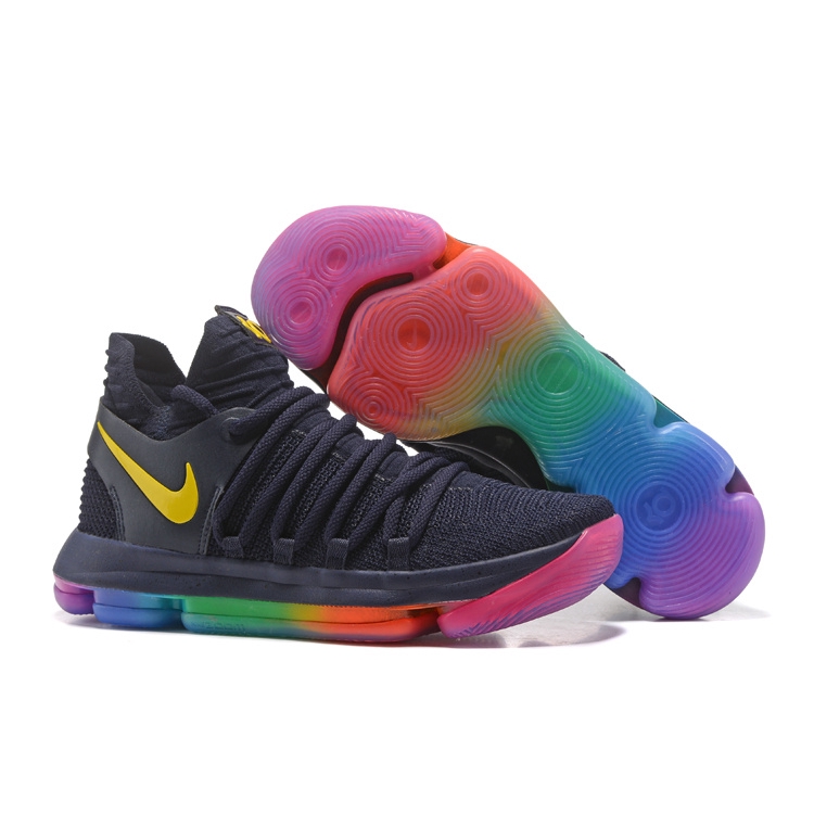 rainbow basketball shoes