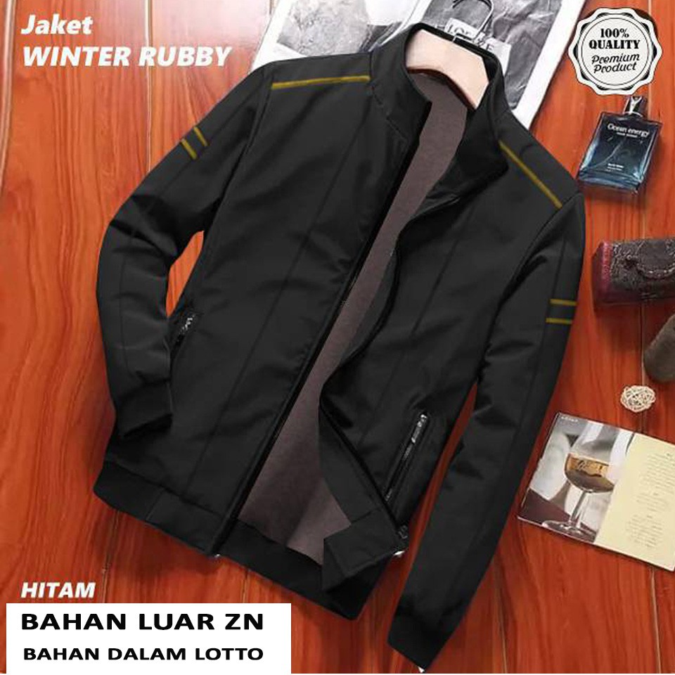 Simple Casual Bomber Jacket for Men New Model 2021 Parachute MaterialWanita - Image 5
