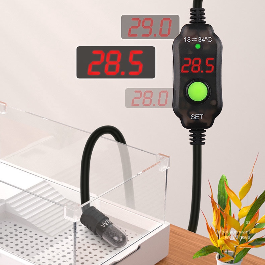 10W/15W Mini USB Fish Tank Heating Rod Digital LED Electricheating Rods